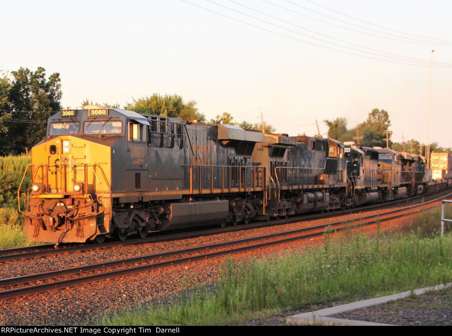 CSX 3060 lreads 4 others on Q157/404